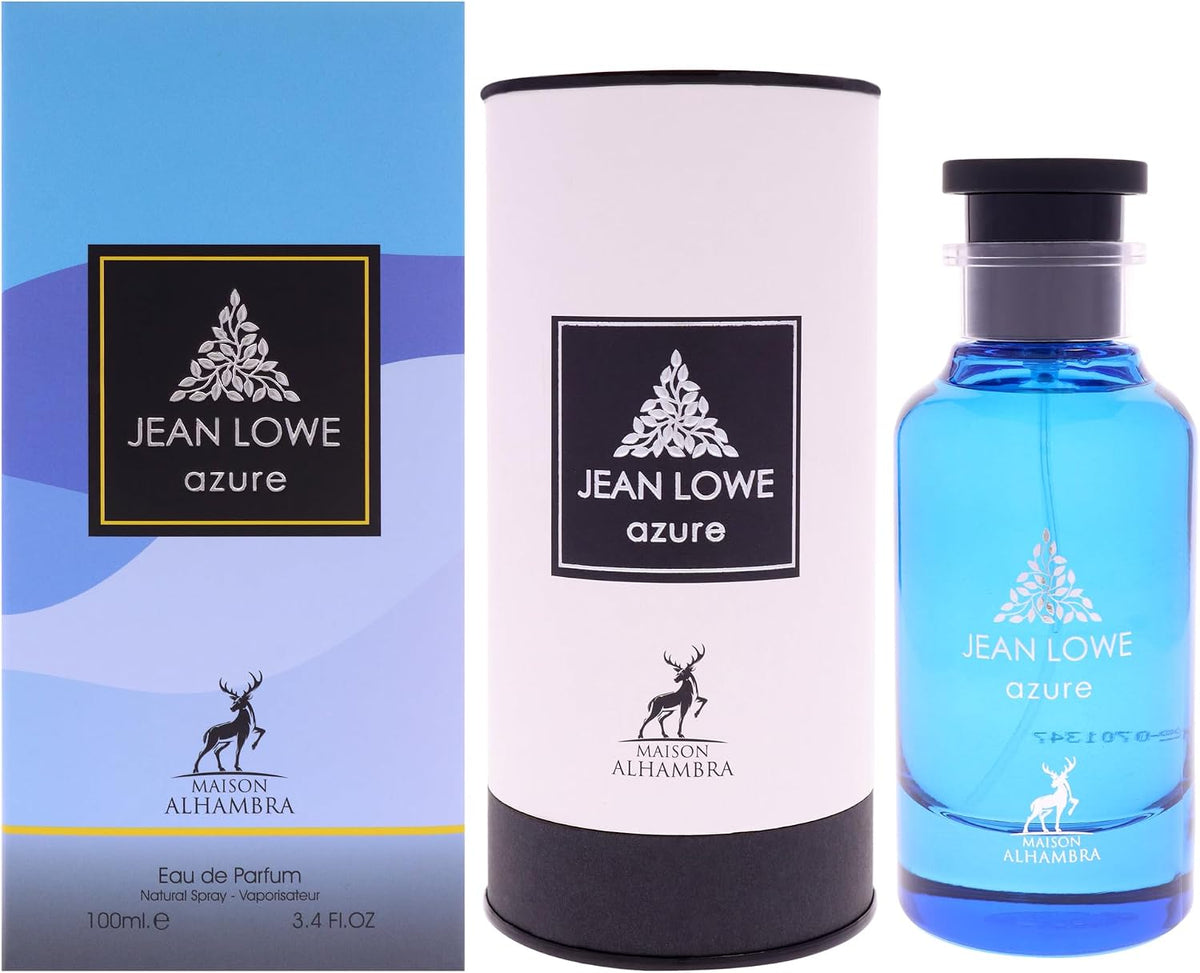 Maison Alhambra Jean Lowe Azure front view bottle packaging
