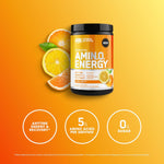 Optimum Nutrition Citrus Spritz energy powder container showing keto friendly logo
