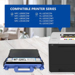 Molimer waste toner box packaging and label details