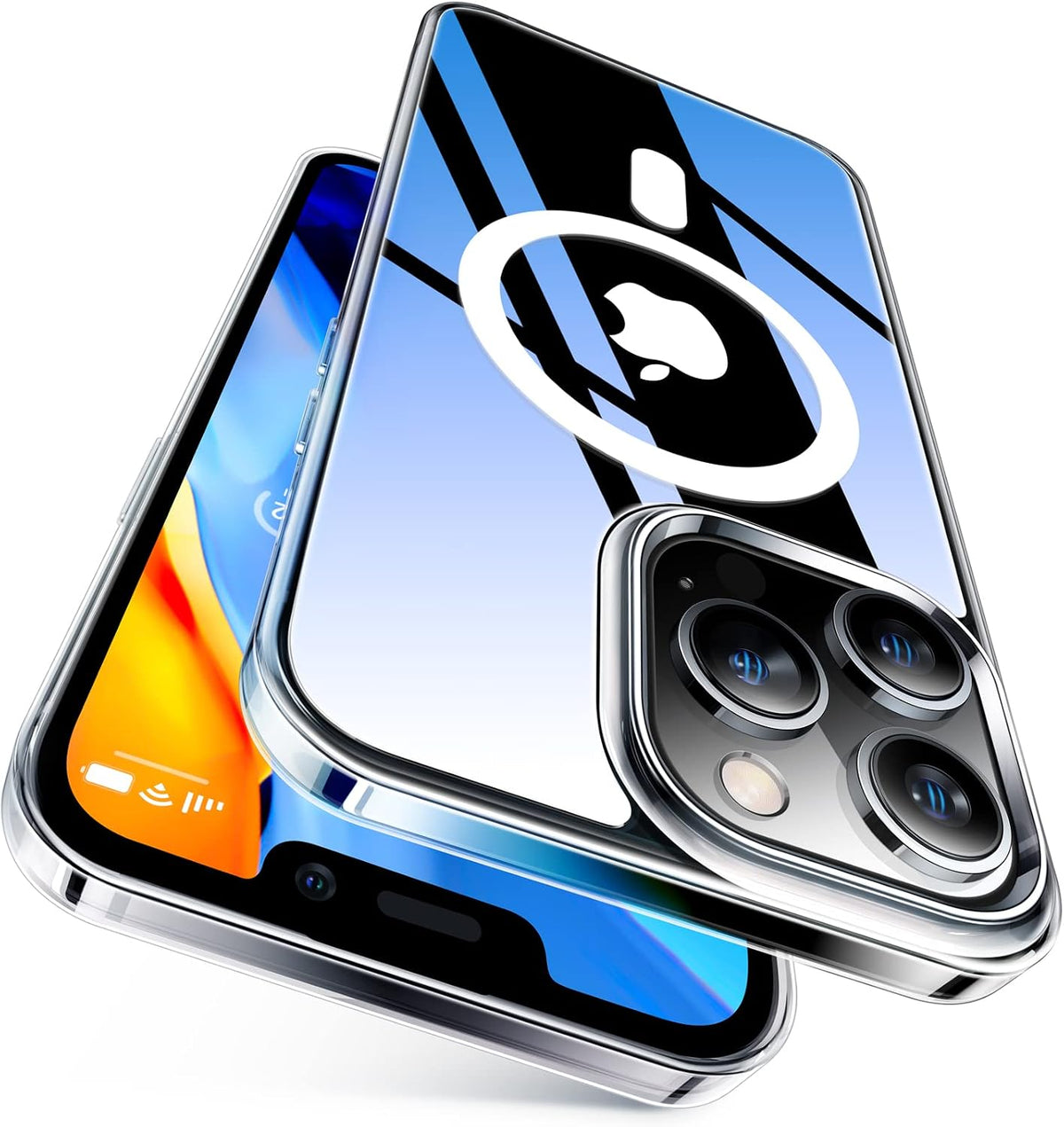 TORRAS Magnetic Shockproof for iPhone 15 Pro Case Mil-Grade Drop Tested | Compatible with MagSafe, Shockproof Translucent Durable Slim Protective, Anti Scratch, Anti Fingerprint, Grey - Image 10