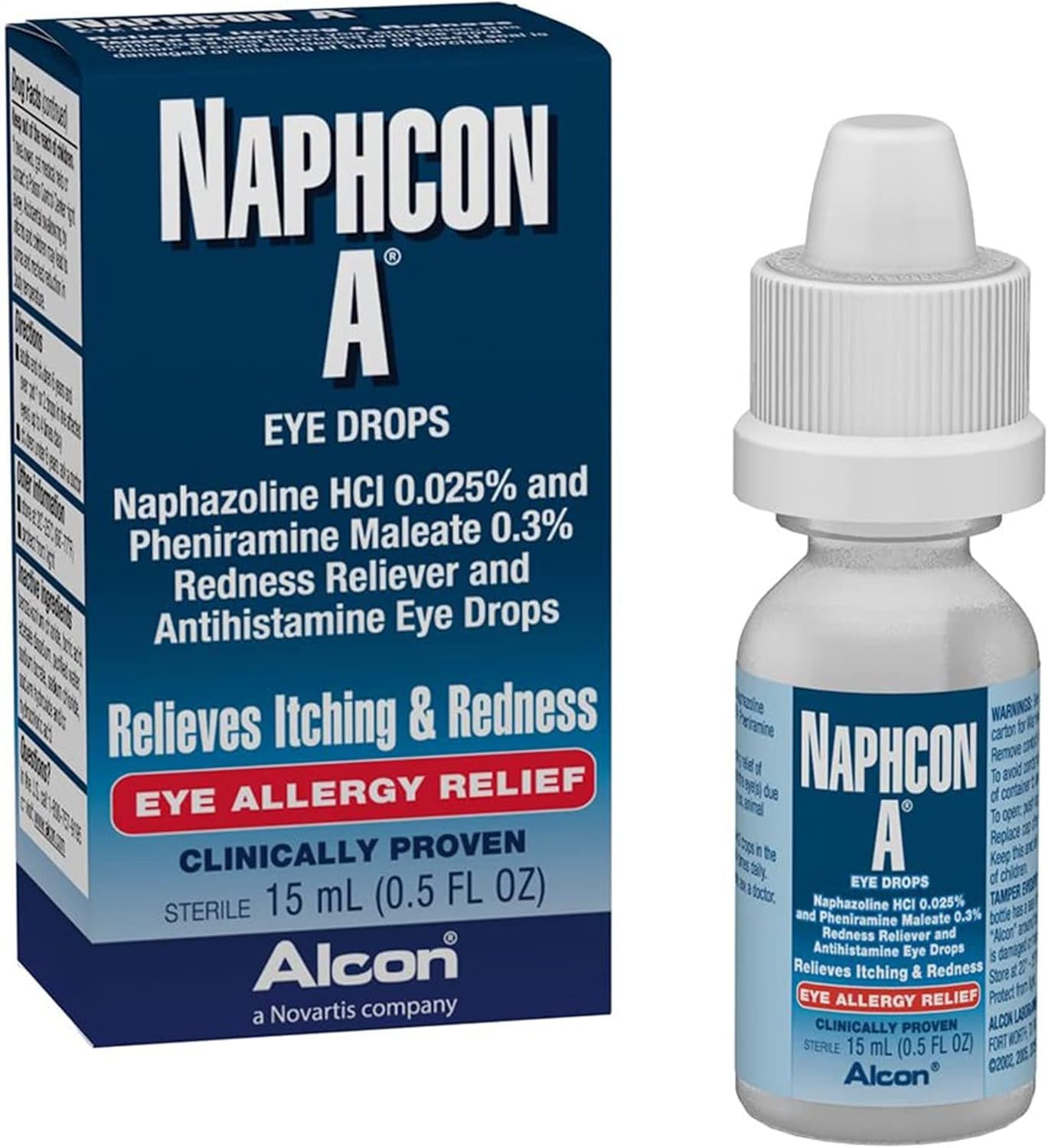 Naphcon A Allergy Eye Relief 0.5 oz.Eye Drops, 1 Ct - Image 1