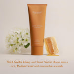 Deep Steep Honey Blossom Body Lotion back label details