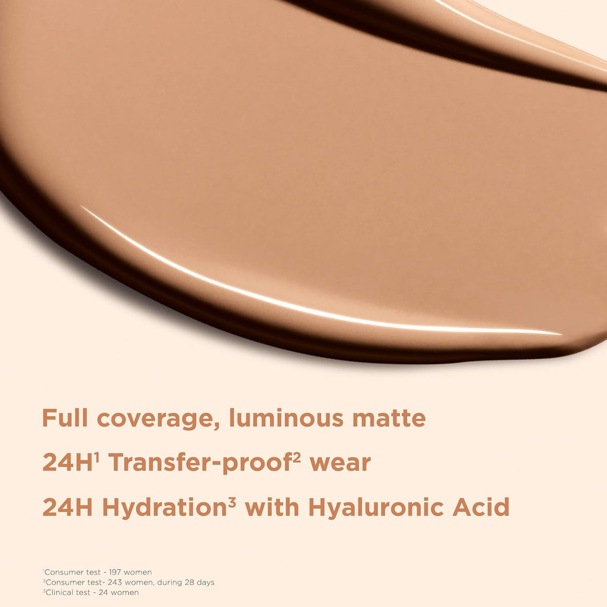 Clarins liquid foundation pump applicator detail