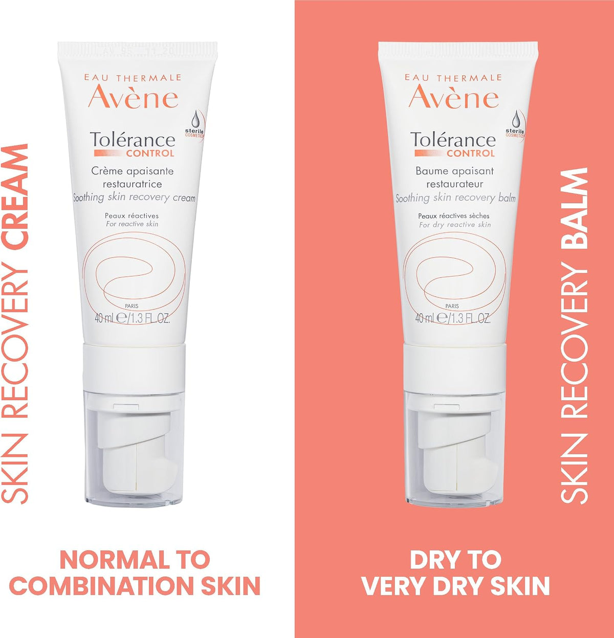Authentic Avene Tolerance Control Skin Recovery Balm 40 milliliter bottle