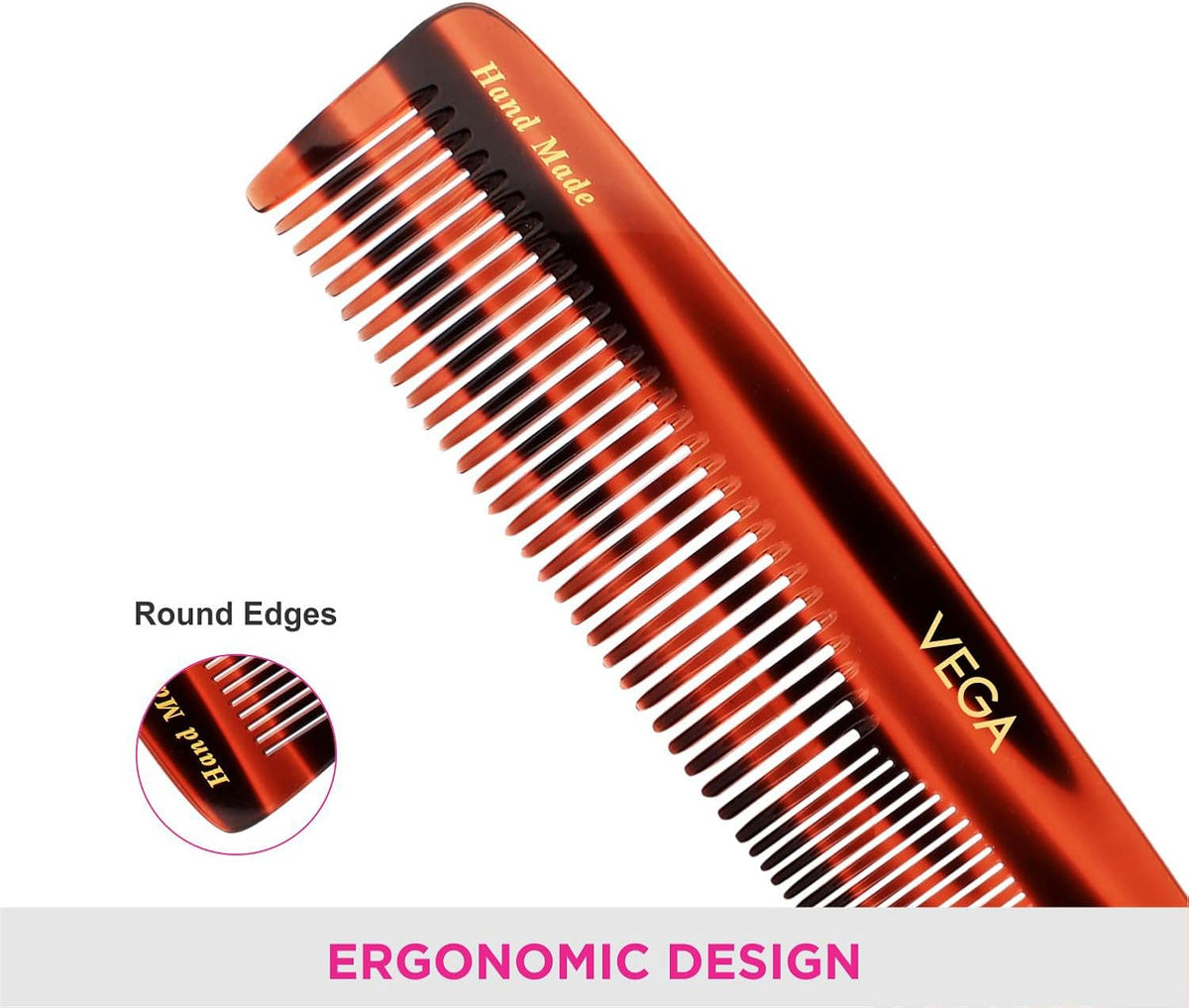Vega cellulose acetate comb packaging display
