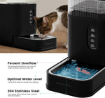 Gardner Pet 8.5 liter pet waterer with a wide non slip base to prevent spills.