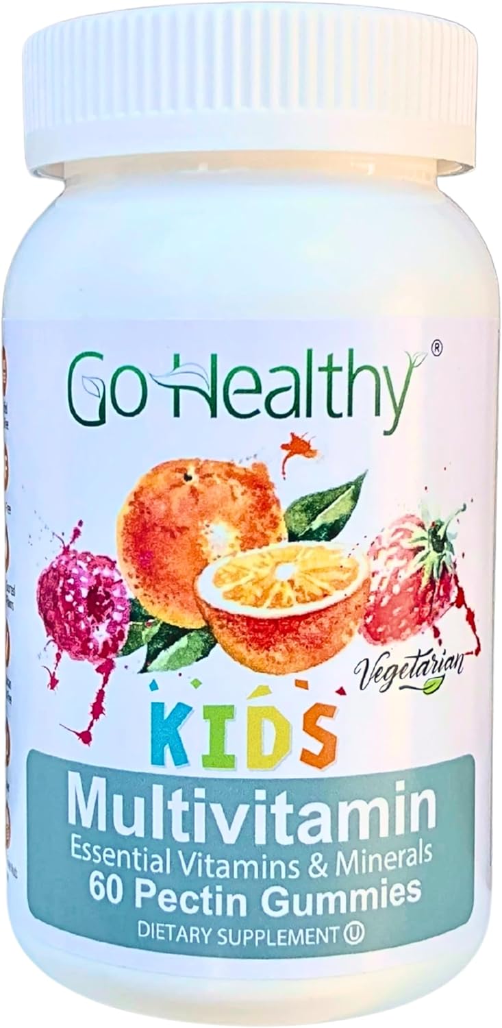 Go Healthy Kids Multivitamin Gummies, Immune Support, Kids Vitamin Gummies, Kosher Kid Vitamin, Halal, Non-GMO, Gluten-Free Tasty Gummy - 30 Servings - Image 1