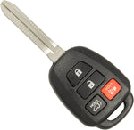 Keyless2Go Toyota remote key fob button layout