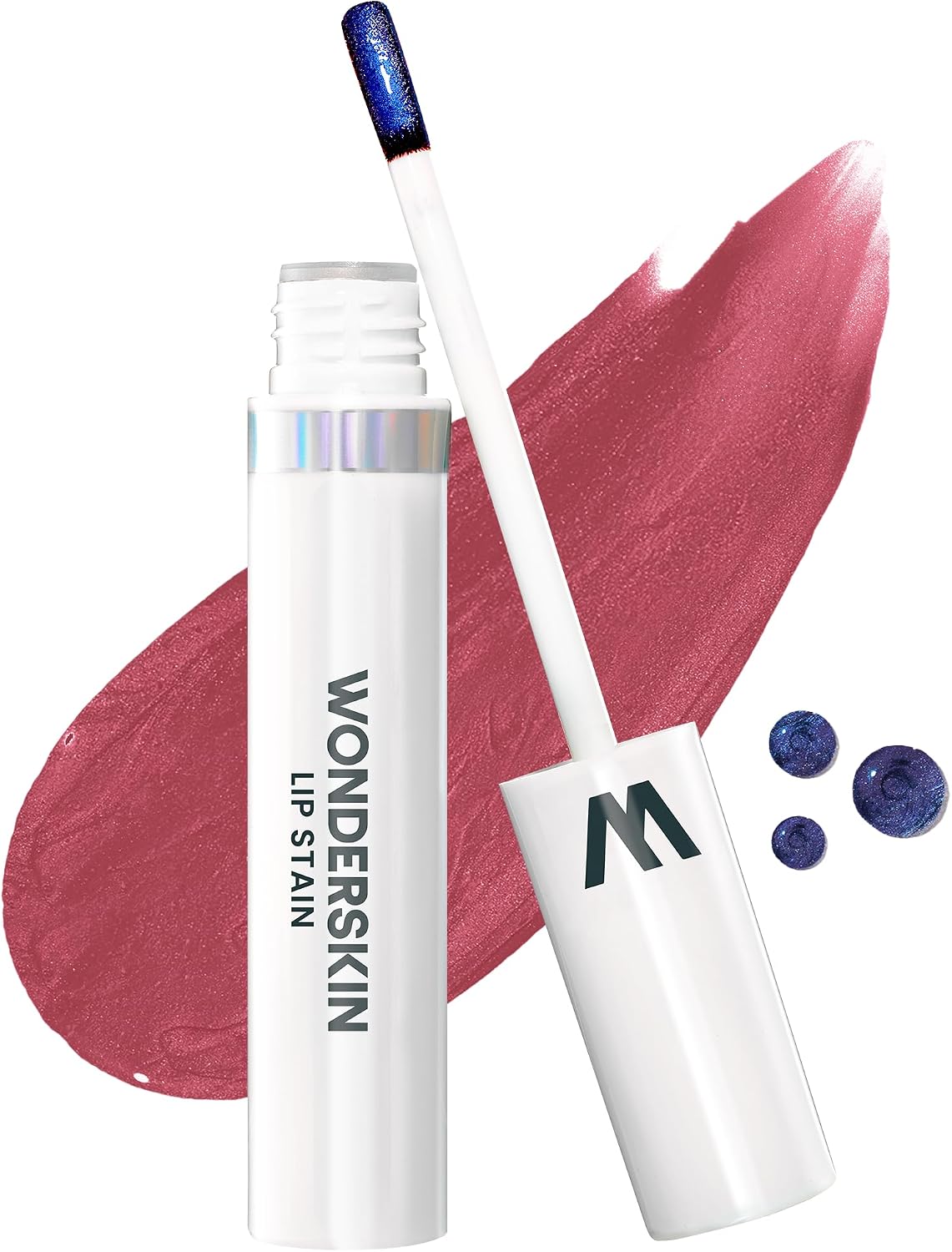 Wonderskin Wonder Blading Lip Stain Masque front view packaging for long lasting lip color