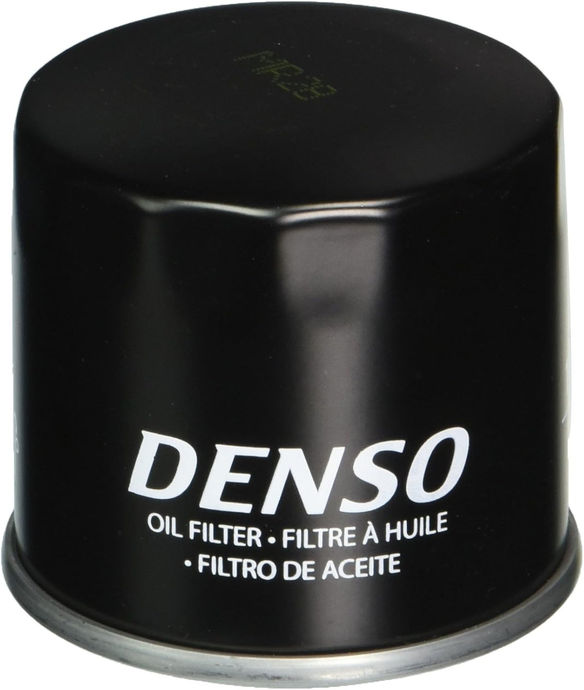 Denso engine oil filter front view automotive part