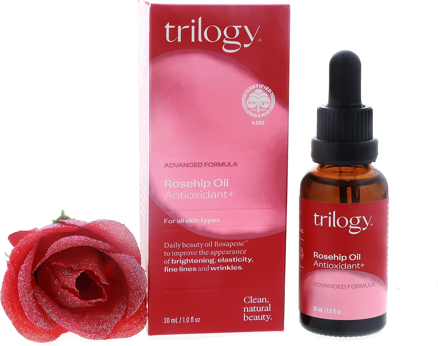 (2 Pack) - Trilogy - Certified Organic Rosehip Oil | 20ml | 2 PACK BUNDLE - Image 1