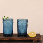 Darlion blue retro drinking tumbler packaging layout