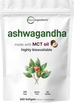 Micro Ingredients ashwagandha 150 softgels complete package layout