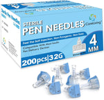CareLiving Insulin Pen Needle 200 count box front view for diabetes care.