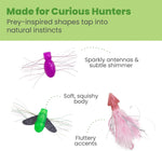 Catstages Squish Prey Spider cat toy with textured legs