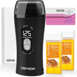 CENYEDA digital honey roll on wax kit front view with led display