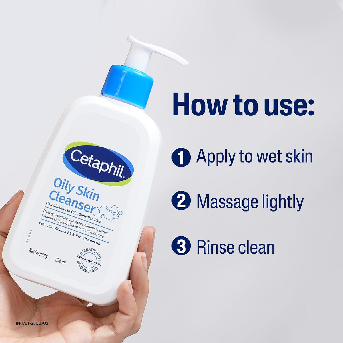 Cetaphil Oily Skin Cleanser daily skincare routine setup
