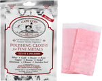 Two pack premium jewelry tarnish remover cloths for stainless steel watches