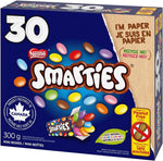 Nestle Scaries 360g packaging showing peanut free and recyclable paper logos