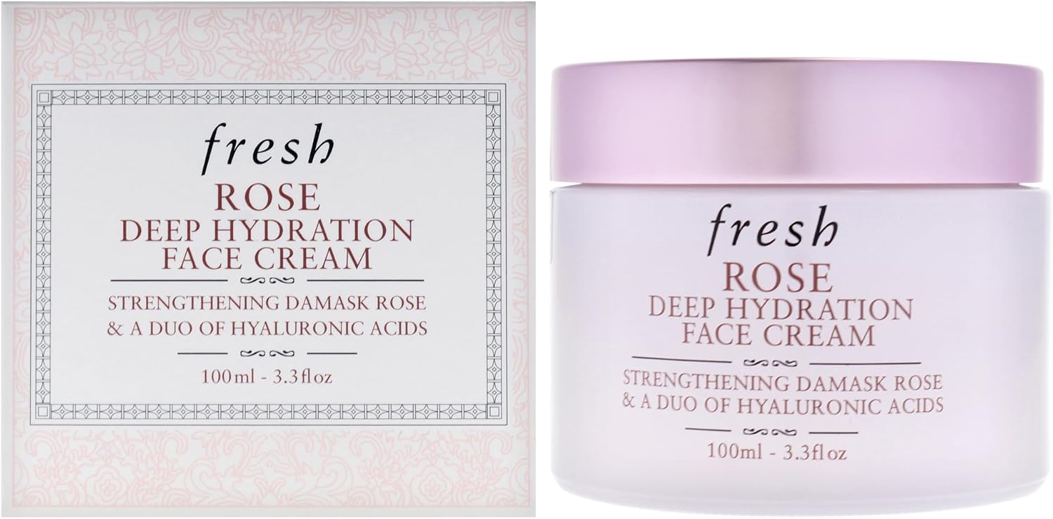 Fresh Rose Deep Hydration Face Cream front view container