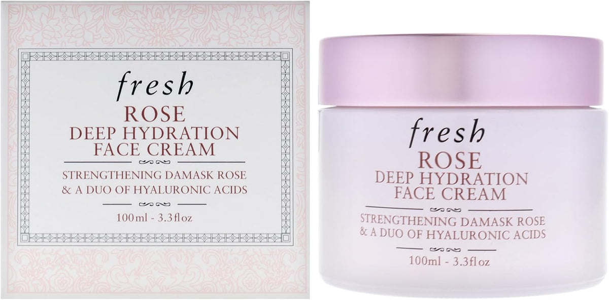 Fresh Rose Deep Hydration Face Cream front view container