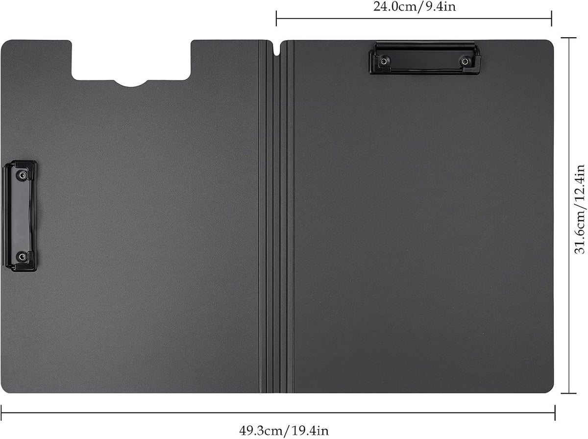 Tomorotec document organizer highlighting dual metal spring clips