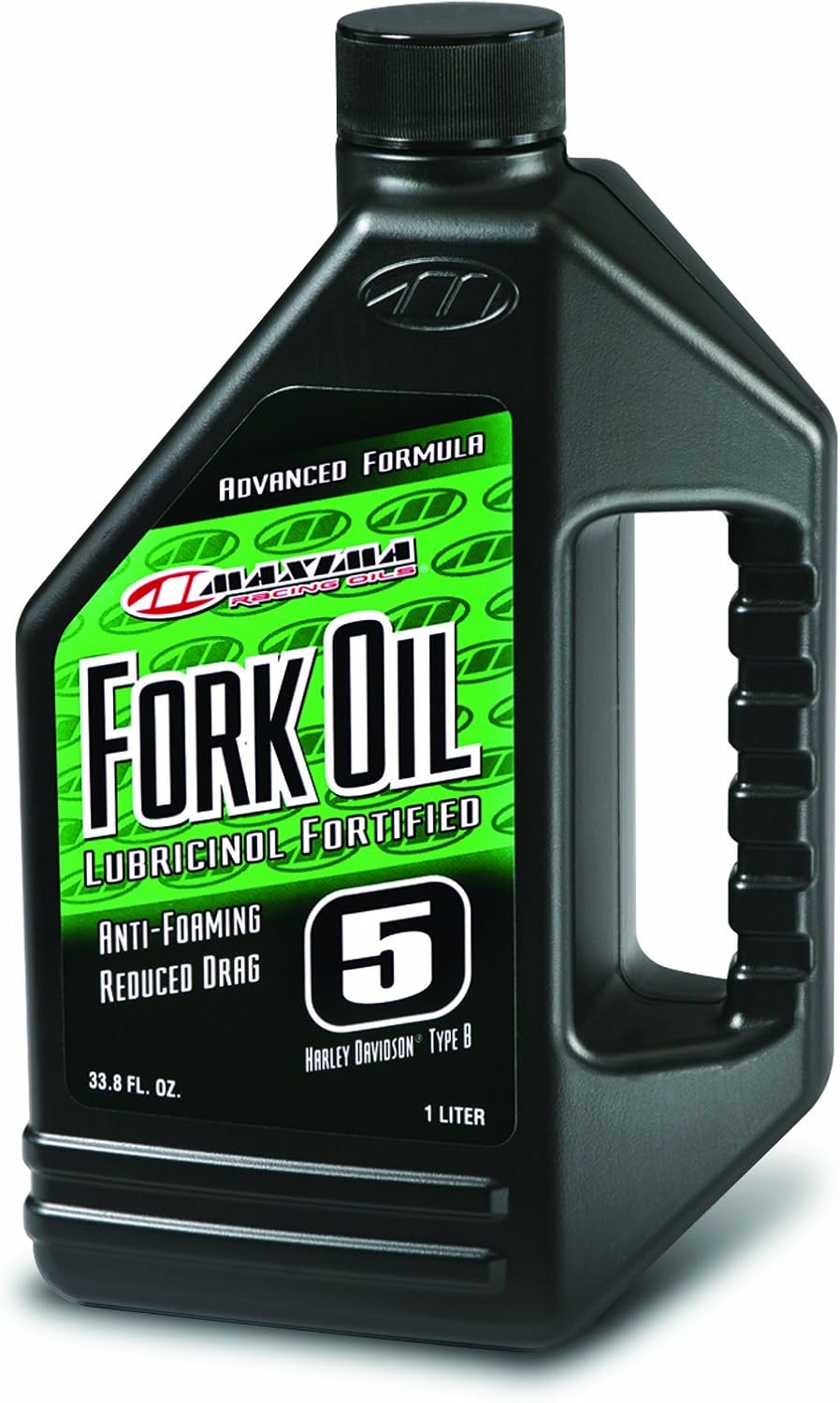 Maxima Racing Oils Standard Hydraulic 5w Fork Oil 1 Liter Bottles front view