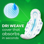 Whisper pads individual disposable wrap