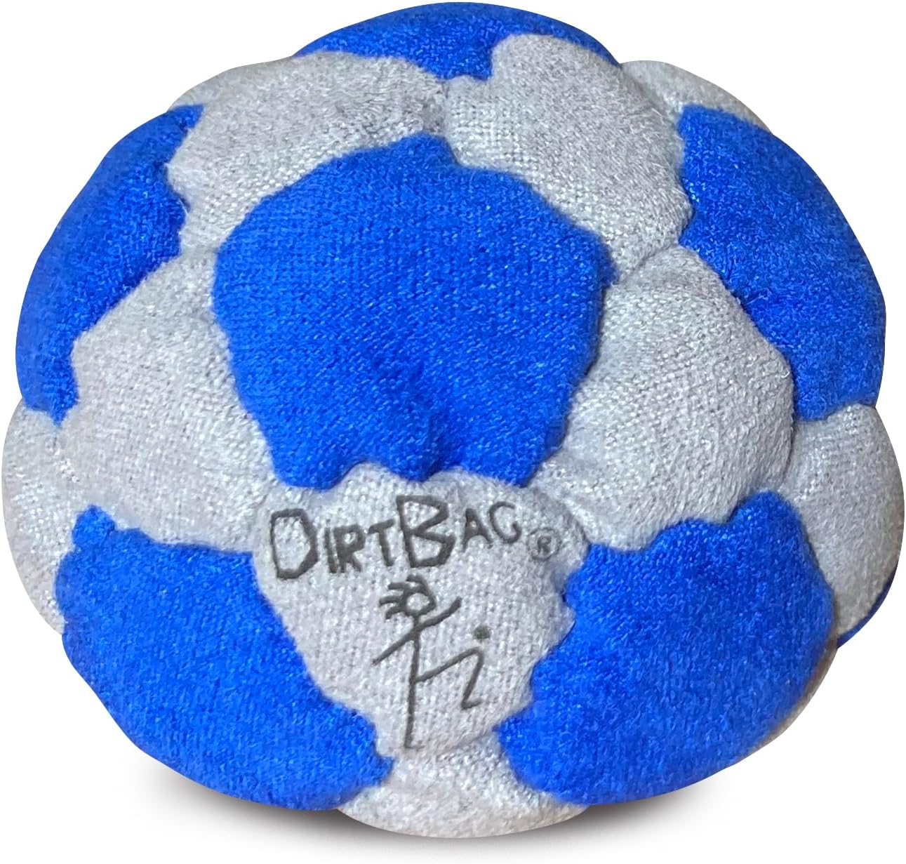 Dirtbag 32 Panel Footbag Hacky Sack front view authentic professional sand filled kicking ball