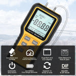 GOYERRNES digital manometer dual port LCD display screen