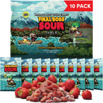 Authentic American imported low calorie sour fruit candy for kids and adults.