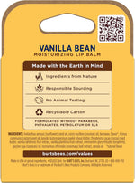 Burt's Bees 100% Natural Moisturizing Lip Balm, Vanilla Bean - 4 Tubes - Image 12