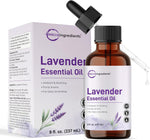 Micro Ingredients lavender essential oil front view bottle and packaging