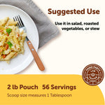 Micro Ingredients nutritional yeast flakes serving suggestion on popcorn