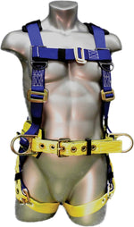 Elk River 75304 WorkMaster Polyester/Nylon 3 D Ring Harness with Tongue Buckles, X-Large - Image 1