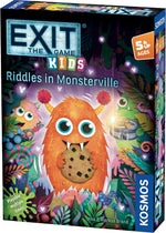 Thames & Kosmos Exit The Game Kids Riddles In Monsterville front view box packaging