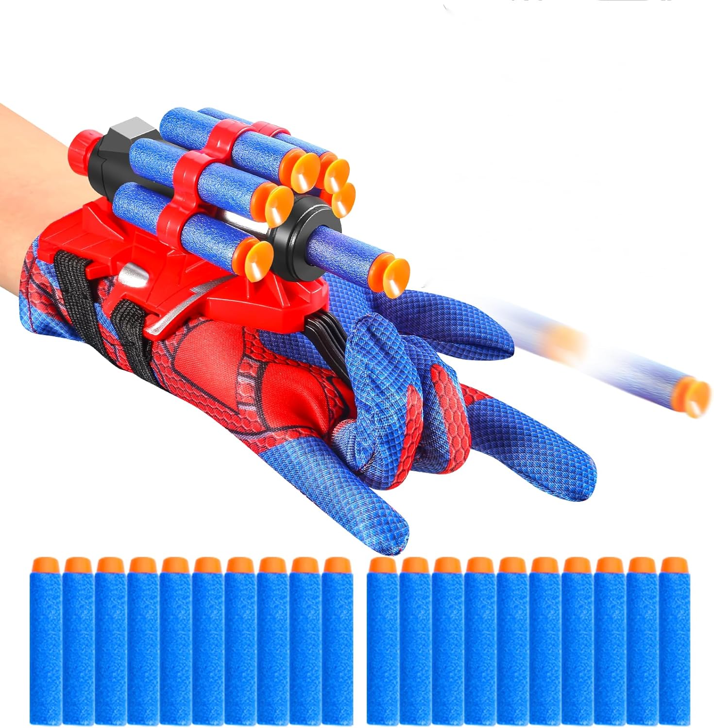 Yucckyou realistic spider web shooter toy glove front view