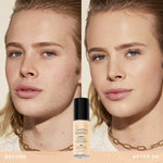 Texture swatch of Milani Conceal Plus Perfect 00 Light Natural