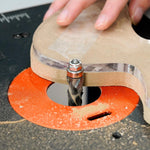 SpeTool professional woodworking tool showing dual guide bearings