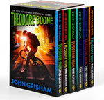 Theodore Boone paperback books spine alignment display