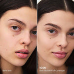 Clarins Skin Illusion Foundation glass bottle and gold cap