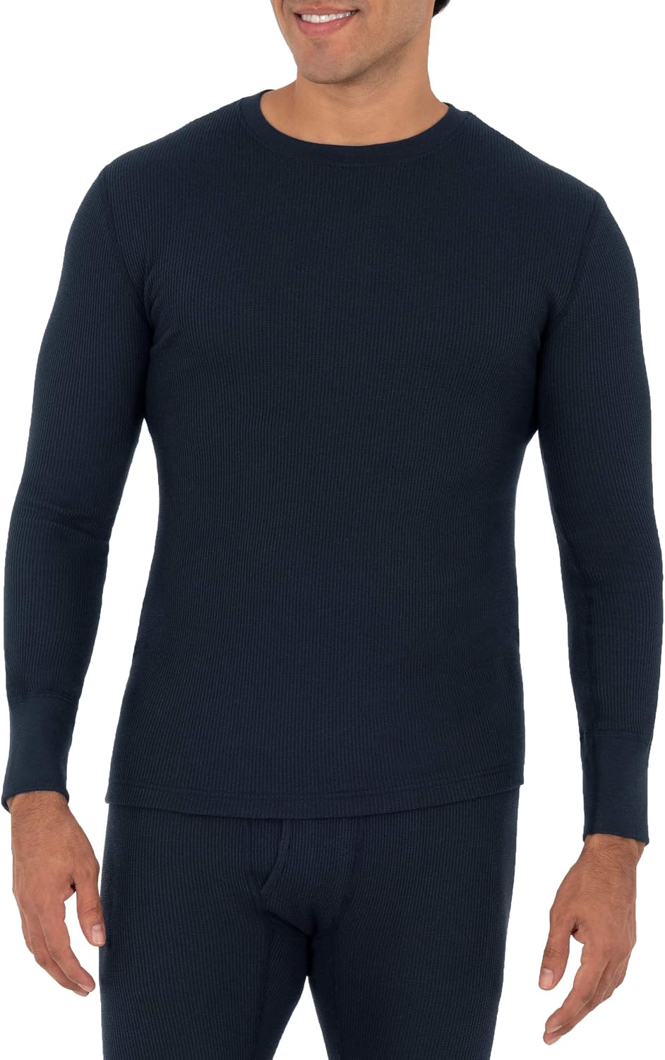 Fruit of the Loom premium men's thermal top folded in original packaging