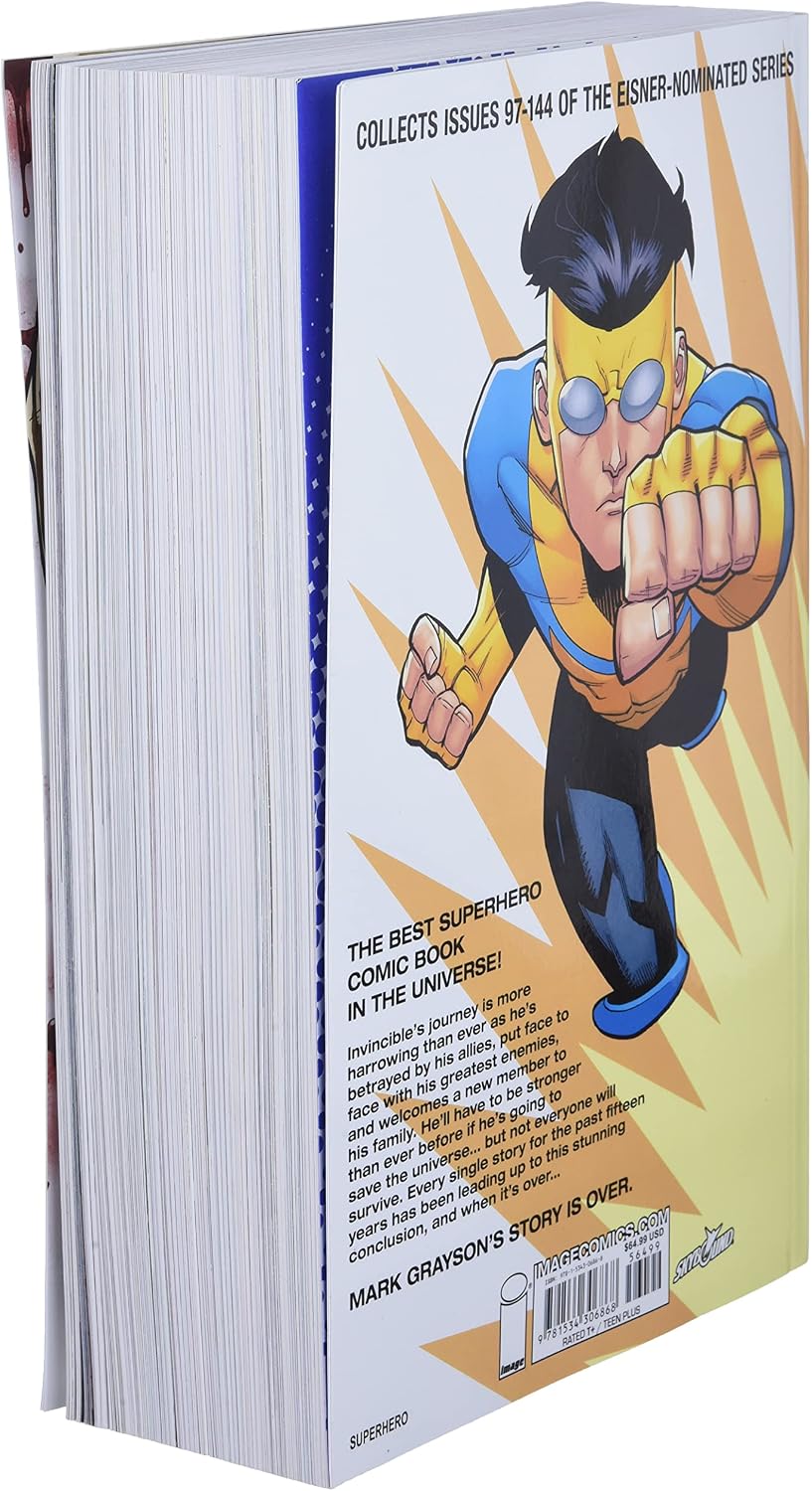 Thickness profile and paper quality of Invincible Compendium Volume 3 graphic novel