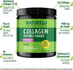 Naturelo Type I and III collagen powder texture