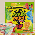 Sour Patch Kids Big Kids soft chewy candy pieces side layout