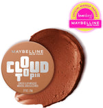 Maybelline Cloudtopia Toasted Sky mousse texture and pigment swatch