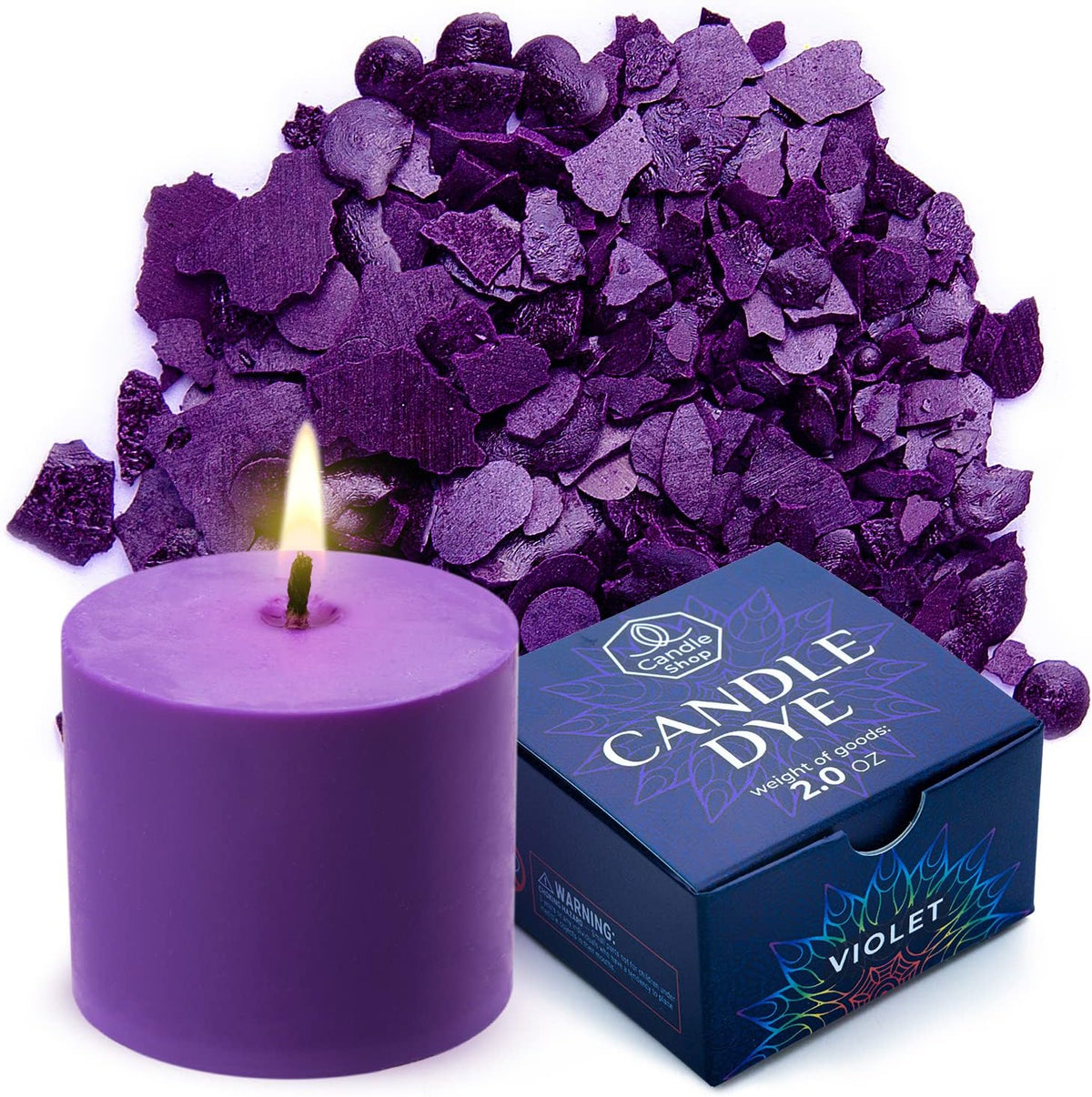 Candle Dye for Soy Wax - 16 Colors Candle Wax Dye for Candle Making | Highly Concentrated Candle Color Dyes for Soy Wax - Candle Wax Color Dye - Premium Candle Dye Chips - Image 11
