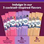 Crystal Light blackberry mojito flavor packet display