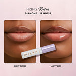 Authentic Milani high shine lip gloss pack of two packaging.