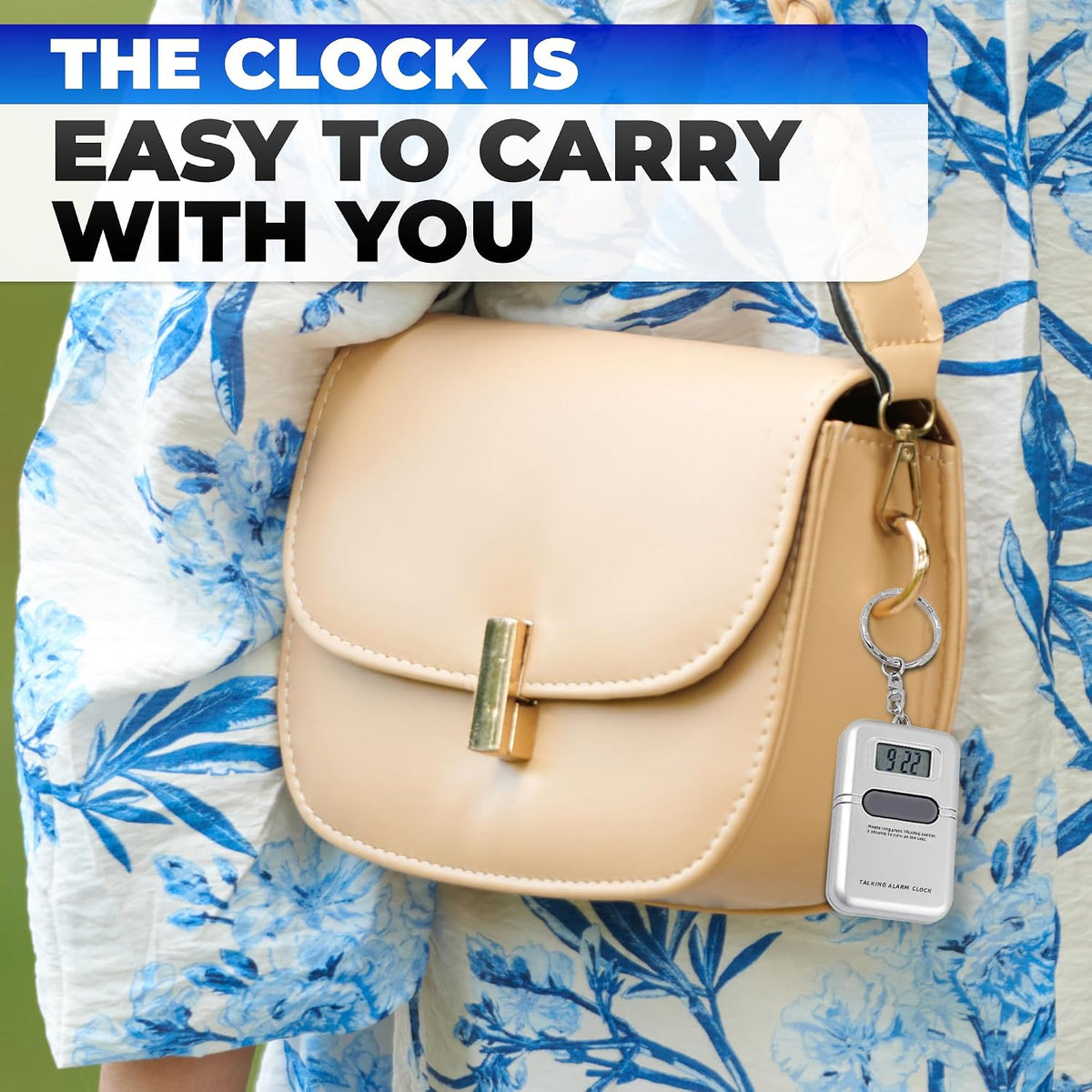 NADOBA talking clock for seniors lifestyle angle